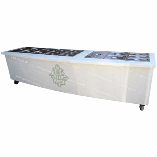 میز سالاد بار سرد و گرم گارداستیل